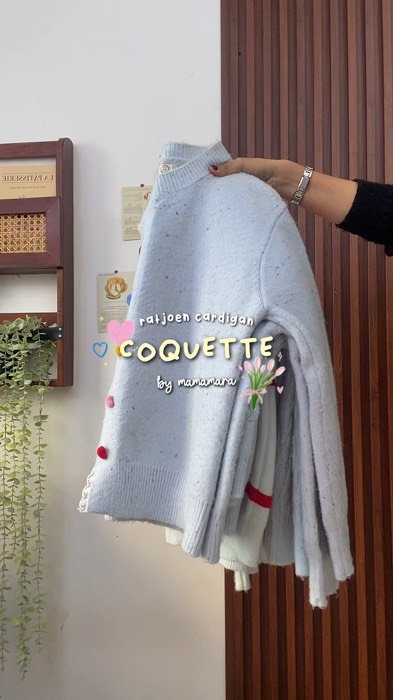 cardigan wanita✨🎀#atasanwanita #cardiganrajut #knitwear #fyp