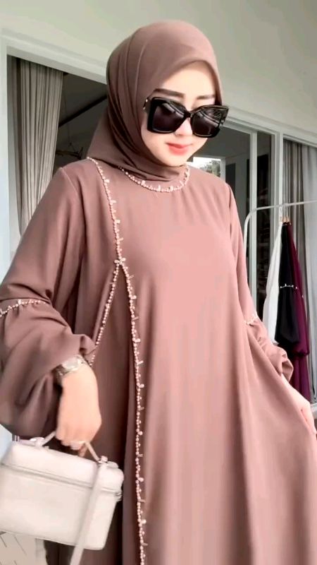 gamis Nayla ceruty gamis mewah cocok buat lebaran cek kranjang di bawah #shopeevidio#shopeecod