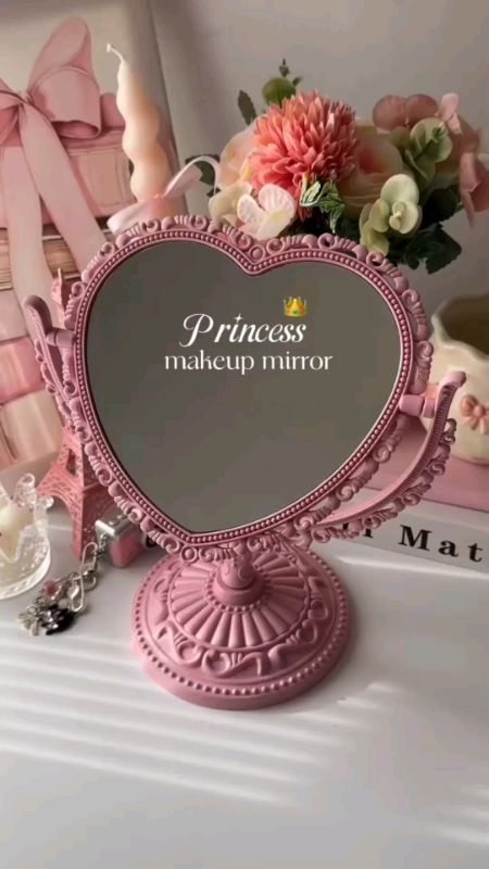 cermin aesthetic princess👸 #cerminaesthetic #cerminprincess #cerminmejaaesthetic #dekorasikamar #RacunShopee #GratisOngkirRP0 #ViralDiShopeeVideo