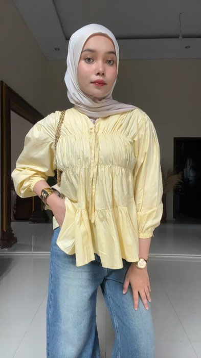 Blouse tercakep tahun ini #blousewanita #atasanwanita #blouse #SpillRacunShopee #ShopeeCOD #ShopeeFashionHaul #ShopeeMixnMatch #blousekerut