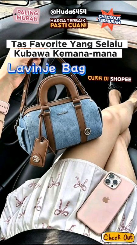 LAVINJE BAG✨#TASWANITA#tasselempang#SELEMPANg#taswanitamurah#slingbag#handbag#fashionwanita#ShopeeFashionHaul#RacunShopee#GratisOngkirRP0#viral#fyp