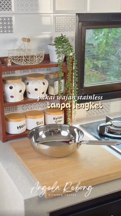 Ternyata bisa masak tanpa lengket pakai stainless #wajanstainless #wajanstainlessfreemir #ViralDiShopeeVideo #SpillBawaBerkah #PromoNonStop