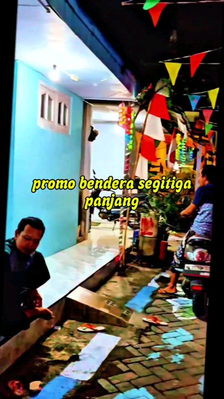 bendera segita buat memeriahkan 17an #benderasegitigakainwarnawarni #benderasegitigamerahputih #benderasegitiga #bendera #umbulumbul