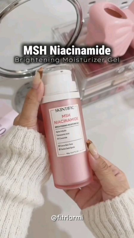 Moisturizer gel bye skintific #SpillRacunShopee #RacunShopee #mshniacinamide #brighteningmoisturizer #mshmoisturizergel #mshskintificmoisturizer