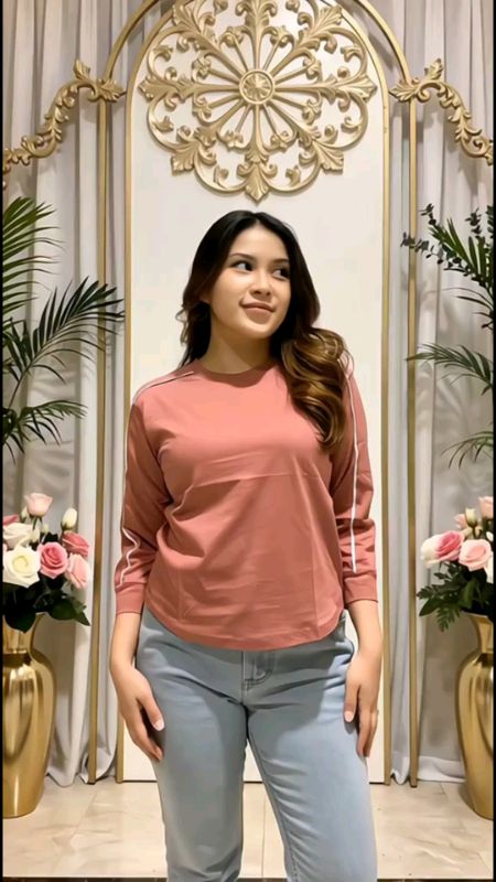 Baju atasan wanita lengan panjang variasi Lis bahan cotton #RacunShopee #SpillRacunShopee #RacunShopeeCheck #ShopeeLook #ShopeeCOD #shopeefashion