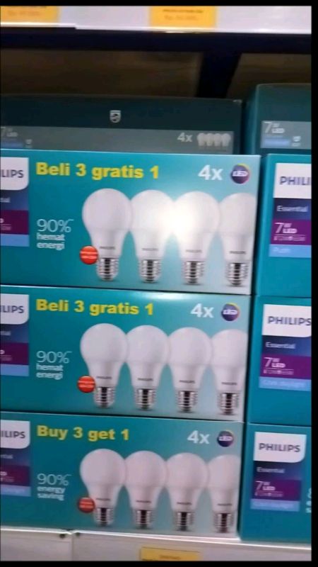 lampu led philips paketan buy3 get1,cekout sekarangg jugaa🥳💡✨️🛍#platinumgrosir #philips #lampuled #racunshope #shoppevideo