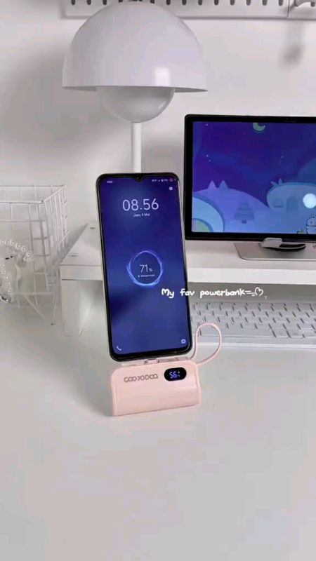 powerbank kini mudah dibawa ke mana-mana🌸😍 #powerbank #powerbankmini #powerbank5000mah #powerbankgoojodoq