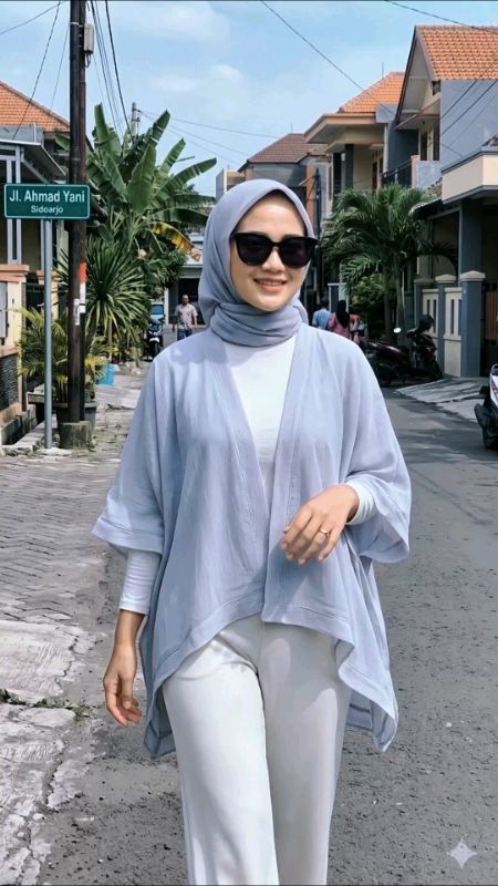Nayla outfit set Hijab #gamis #gamismuslimah #anakperempuan