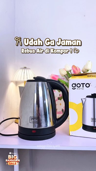 Teko listrik harga terjangkau#BadaiTapiBudget #SpillRacunShopee #RacunShopee #Tekolistrik #tekolistrikmurah #teko #goto #fyp #InspirasiRamadhanShopee
