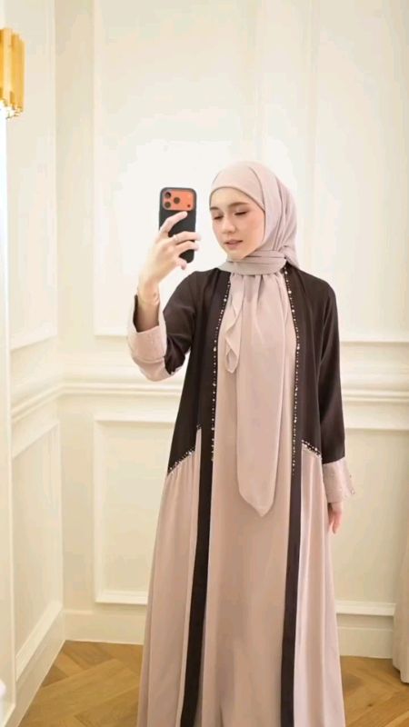 dress gamis wanita mewah modern#RacunShopee#shopeevideo
