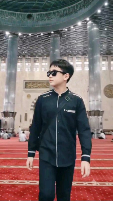 Koko bordir Mahesa couple anak dan dewasa Koko bordir lengan panjang #SpillRacunShopee #SpillBawaBerkah
