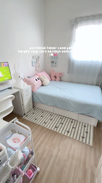 room decor pakai karpet vinyl 20rban✨💓
