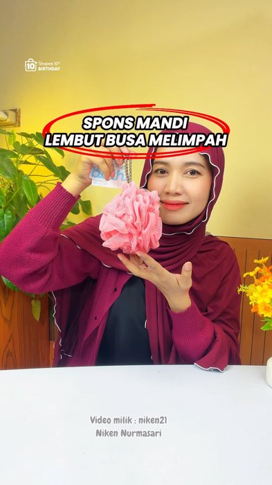 #PromoNonStop #ViralDiShopeeVideo #SpillBawaBerkah #GakNyeselBeliIni #spongemandi #showerpuff
