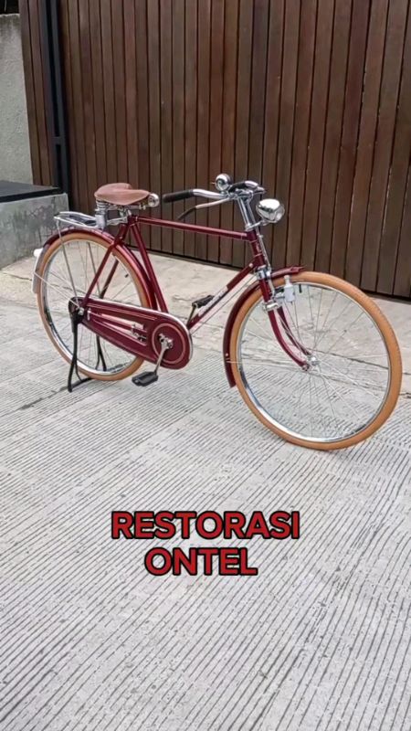 SEPEDA ONTEL DAMES/HEREN FULL RESTORASI ACCORDING TO ORDER#vural #codcekdulu #viral #fypツ #viraldisho #fyp#viral#ViralDiShopee #cod
