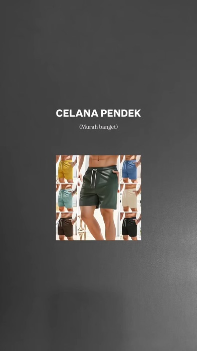 Celana pendek #celanacowok #celanasantai #celanapria #OOTDFashionShopee