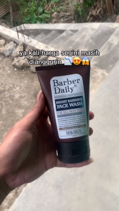 Face wash Makarizo Barber Daily Bright Radiance #barberdailyfacewash #barberdaily #facewash #facewashpria