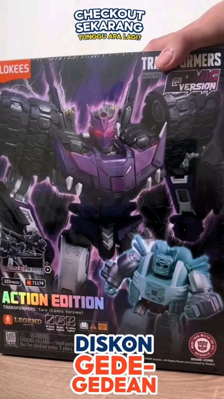 Blokees Transformers Comic Version #blokees #blokeestransformer #actionfigure #mainan #ViralDiShopeeVideo #RacunShopee #PromoNonStop #ShopeeCOD