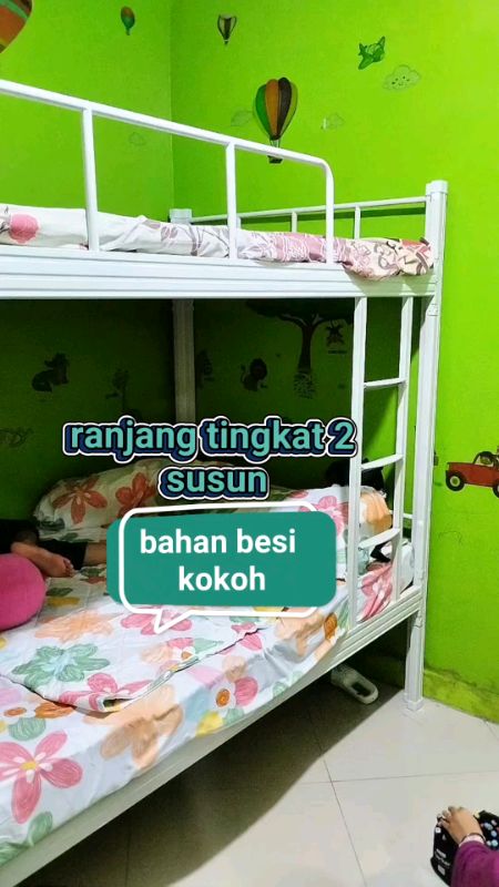 Dipan ranjang susun tingkat 2#dipantingkat #ranjangbesi #ranjangtingkat #racunshopeevideo #spillbawahberkah #viralshopeevideo