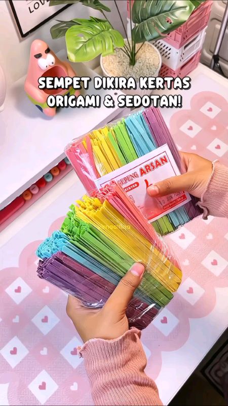 dikira kertas origami 🤣 #miegepeng #miegepengarsan #miegepengrainbow #idejualan #jajanansd #cemilanmiegepeng #PromoShopee #RacunShopee #belanjaonline