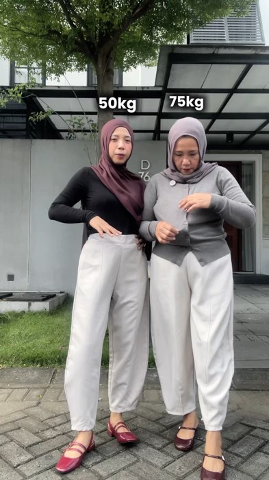 Barrel pants cocok buat yg mau nyembunyiin paha dan lemak di kakiii #barrelpants