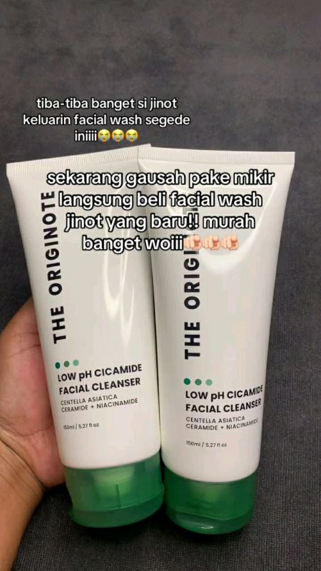 #theoriginote #gentlefacewash #facewashmurah #cod #ViralDiShopeeVideo #GratisOngkirRP0