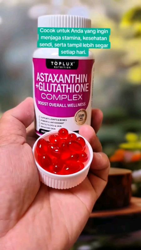Astaxanthin glutathione glowing abis #RacunShopee #SpillRacunShopee #AstaxanthinGlutathione