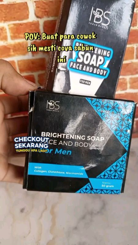 #ibsbrighteningsoap #sabunmukacowok #sabunwajahpria #sabunmukadanbadan