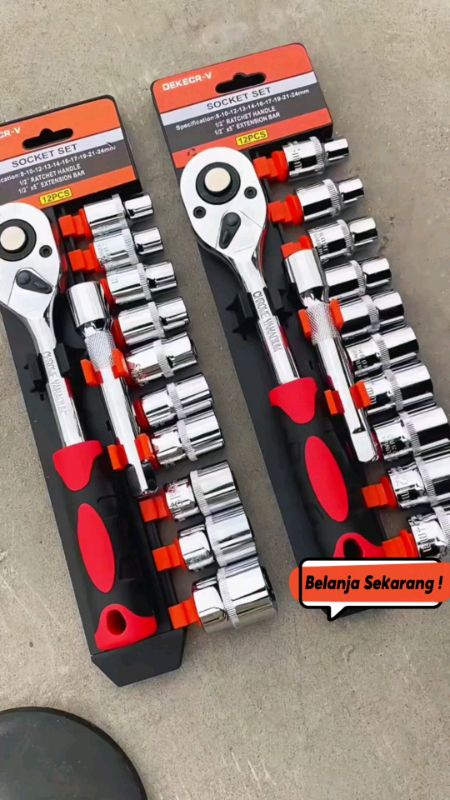 Kunci Set Socket 12 PCS #shopeevideo #shopeevideoviral #kuncisocketmultifungsi