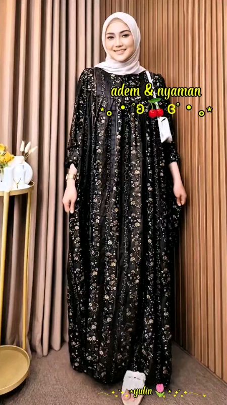 Raya Aura Gamis Jumbo Bahan Rayon#racunshopeee #spillbawabekah #SpillRacunShopeeHaul #shopeevideo #gamisrayon