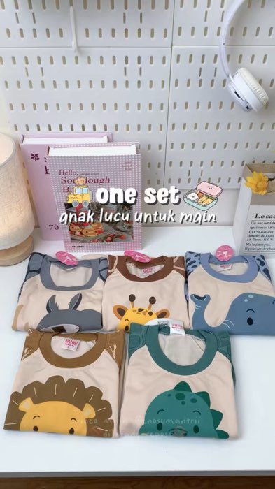 Ngga nyampe 100rb dapat 5 baju anak #onesetanak #setelananak #bajuaanaklakilaki