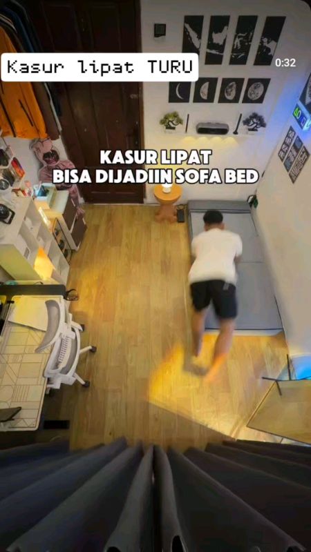 kasur lipat turu rekomendasi #kasur #sofabed
