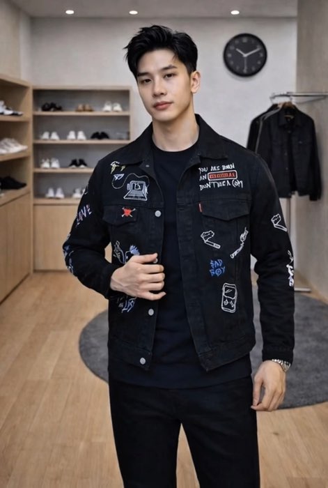 rekomendasi jaket jeans premium #fyp #RacunShopee #outfitpria #jaketjeans