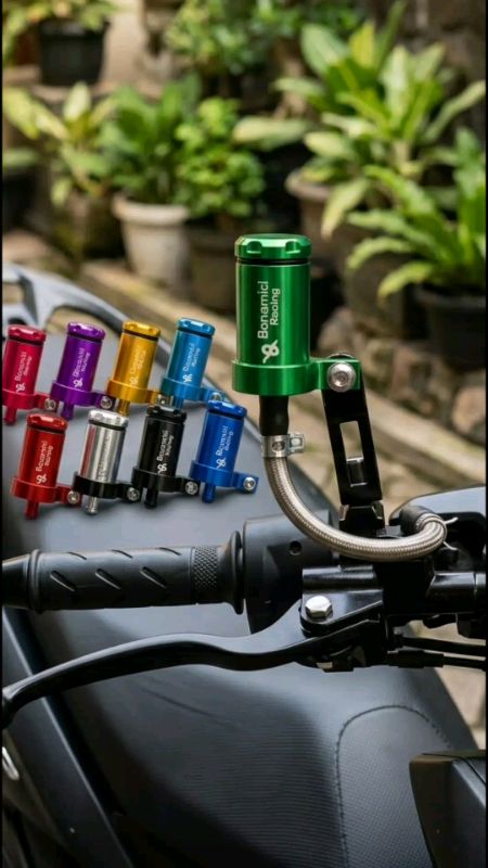 TABUNG MINYAK REM CNC BONAMICI TABUNG MINYAK REM ATAS TABUNG REM BELAKANG UNIVERSAL FULL CNC #ShopeeCOD#racunshopee#ShopeeGratisOngkirRP0