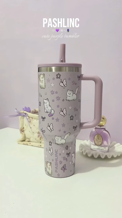 cute purple tumbler 💜💫#tumbler #tumbleraestethic #tumblerstainless #tumblertahandingin #tumblermurah #pashlinc #RacunShopee #ViralDiShopeeVideo #fyp