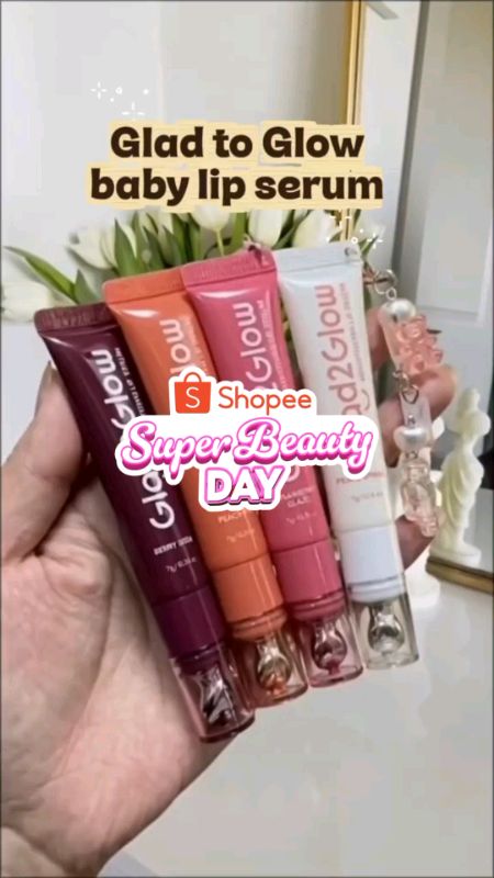 [NEW LAUNCH] Glad2 glow BRIGHTENING LIP serum#fypshopeevideo