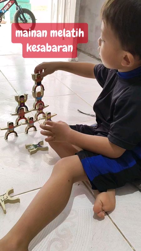 mainan stacking blok melatih kesabaran anak #stackingblock #mainananak #ViralDiShopeeVideo #RacunShopee