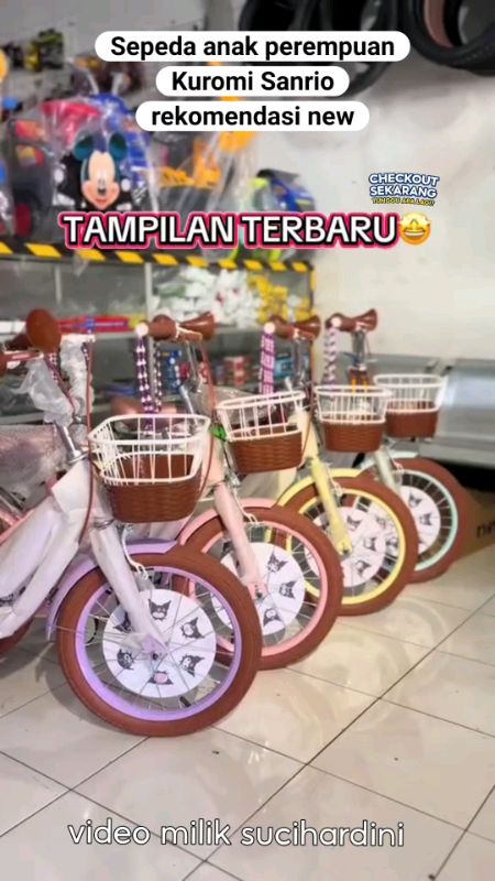 Check out sekarang #sepedaanakperempuan #sepedaanakmurah #sepedaanakkuromi #sepedaanak #promoshopee #lucu #news #trending #shopeevideo