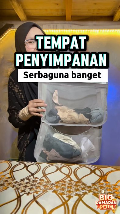 #tempatpenyimpanan #taspenyimpanan #taspenyimpananserbaguna #tasjaring #tasjaringmultifingsi #tasjaringgantung #homeliving #RacunShopee #shopeevideo