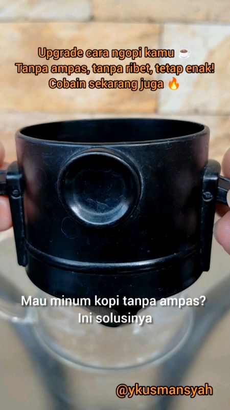 Penyaring kopi portabel#kopipraktis #kopitanpaampas #manualbrew #alatkopi #portablecoffee #ngopidirumah #kopienak #seduhkopi #onetwocup #kopinian
