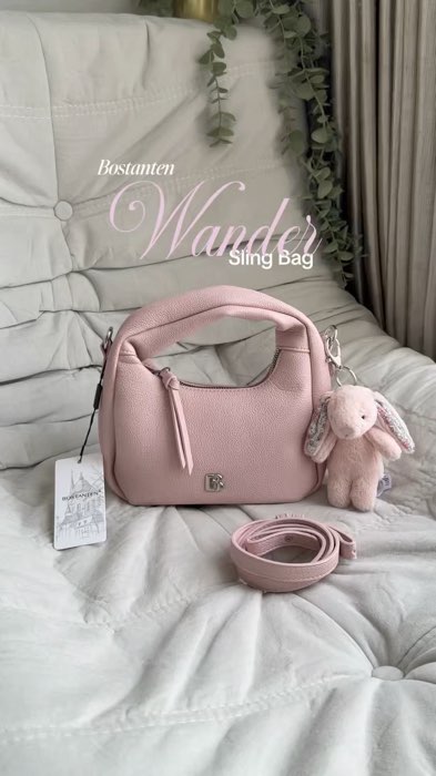 Wander Bag in pink color 🎀 #bostanten #bostantenbag #tasbostanten #slingbagpink #pinkbag #tasSelempangMini #RacunShopee #BostantenTasSelempang