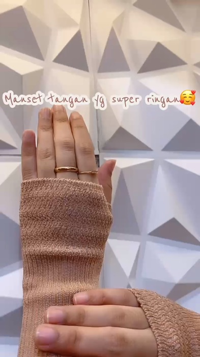 Manset tangan anti uv rajut halus#handsock #manset #mansettangan #shoppevideo