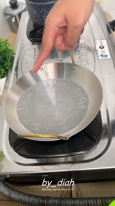Cara Seasoning wajan stainless baru agar lebih awet dan anti lengket saat dipakai #wajanstainlessteel
