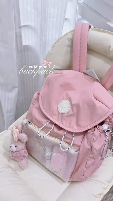 mini ransel cute bgt #taswanita #ranselmini #lovaid #ranselsekolah #SpillRacunShopee #ShopeeFashionHaul