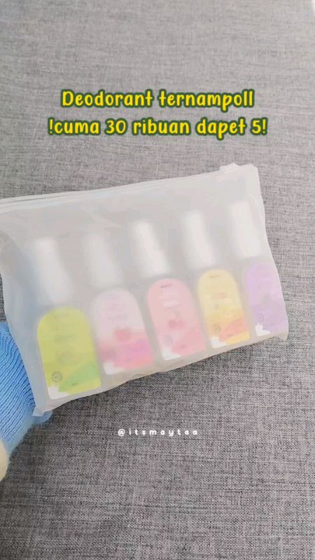Deodorant nampoll gini cuma 30 ribuan?!!🫠 #deodorantspray #deodoranttawas #deodorantspraytawas #deodoran #deodorantviral #RacunShopee #shopeevideo