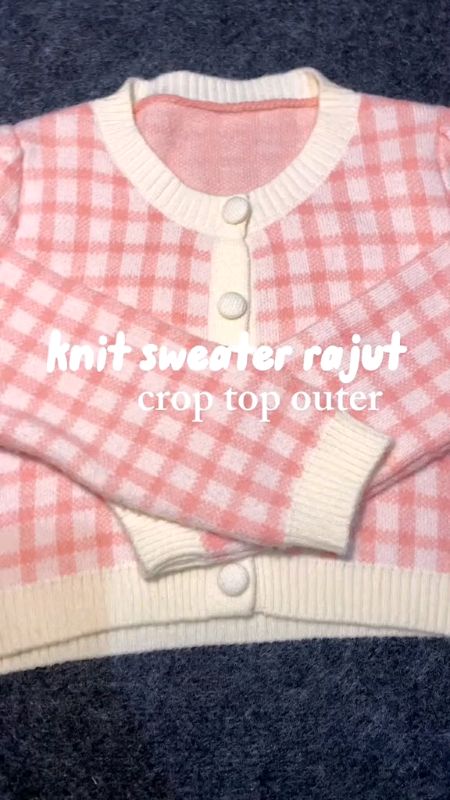 Gemoyy bgt ngga sii#RacunShopee #outer #croptop #knitrajut #koreanstyle
