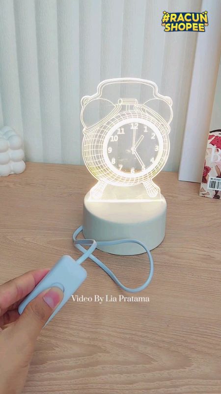 Lampu Tidur Hias ✨ #RacunShopee #ShopeeLook #DiskonRacunShopee #Diskon50Persen #lampuhias #lampuhiasled3d #lampuhiasestetik #SpillRacunShopee