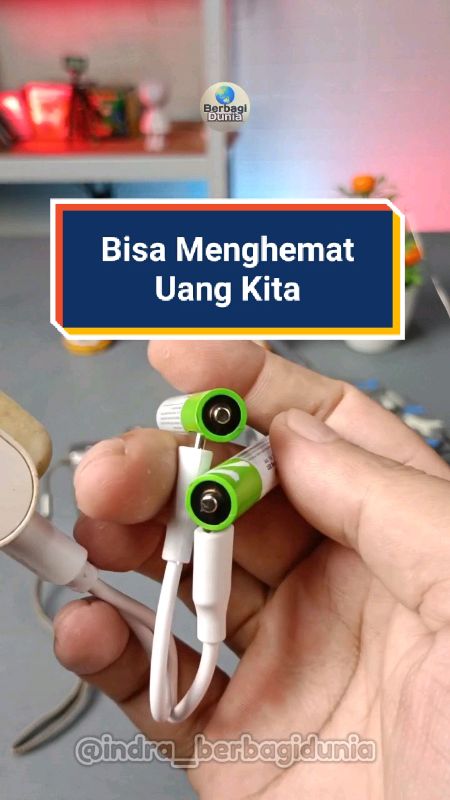 Baterai Cas Yang Bisa Menghemat Uang #RacunShopee #SpillShopee #BateraiCasUsb