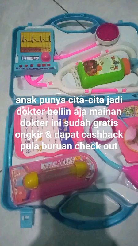 #mainanedukasianak #RacunShopee #mainandokterdokteran #gratisongkir #cashback