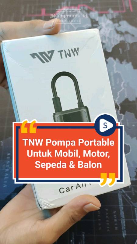 TNW Pompa Portable Untuk Mobil, Motor, Sepeda & Balon #pompaban #pompaportabel #pompalistrik #tnw #pompamini #pompamobil #pompamotor #pompasepeda