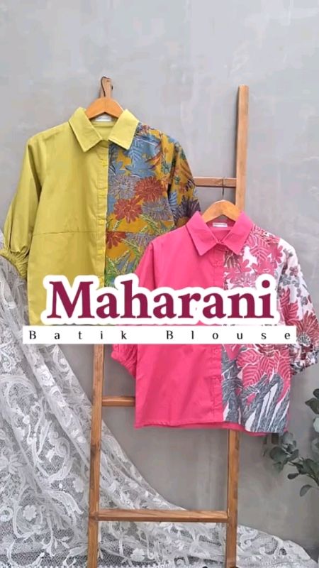 Maharani Batik Blouse, Best Seller yang cepet banget habisnya 🤭 #shopee55sale #RacunShopee